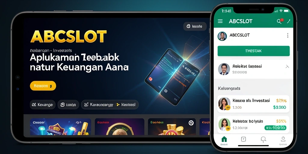 Antarmuka aplikasi ABCSLOT terlihat modern dan intuitif untuk pengguna investasi.