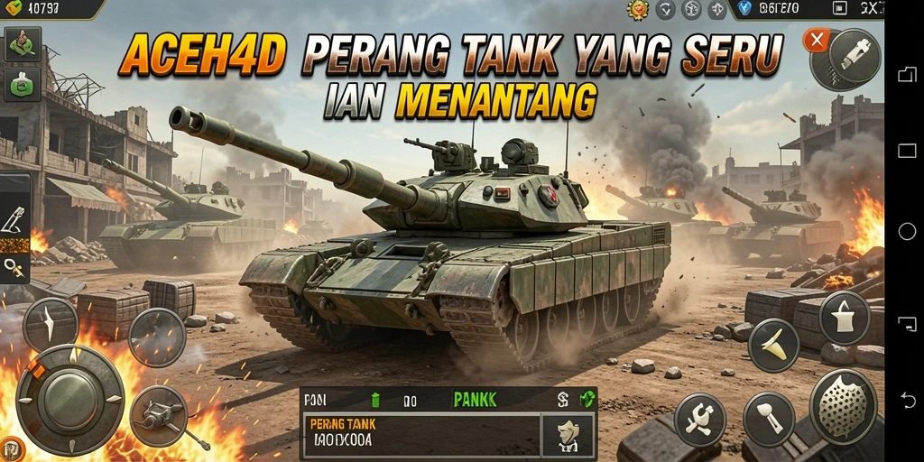 Tampilan antarmuka ACEH4D yang modern dan intuitif, siap temani pertempuran Anda.