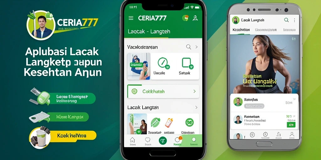 Tangkapan layar utama CERIA777 menampilkan antarmuka yang sederhana dan jelas untuk pelacakan langkah.