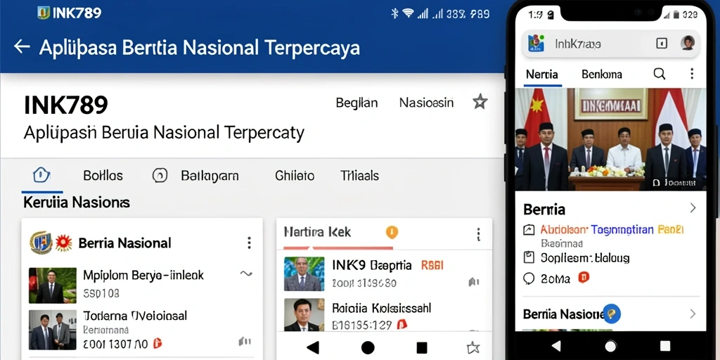Tampilan antarmuka aplikasi INK789 yang menarik dan informatif.