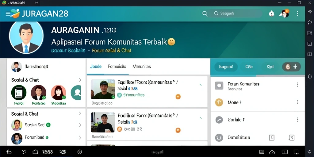 Tampilan antarmuka aplikasi <strong>JURAGAN28</strong> yang ramah pengguna dan menarik.